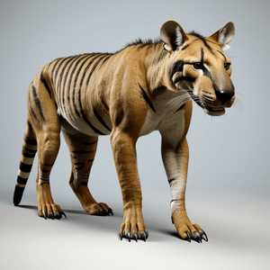 Tasmanian Tiger Beutelwolf