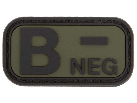 Deploy Bloodpatch B Neg PVC | Army Shop Steinadler