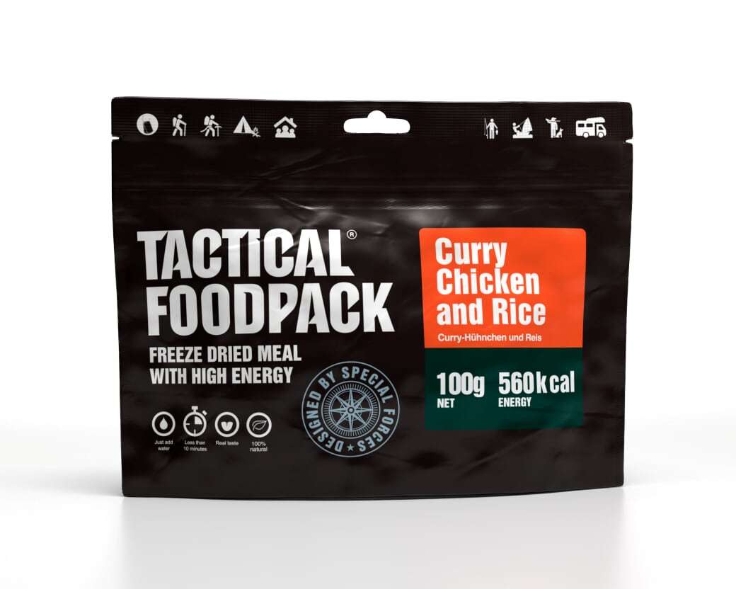 Tactical Foodpack Curry Chicken and Rice | Army Shop Steinadler